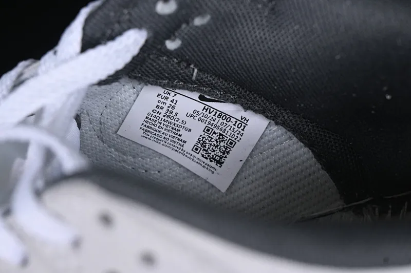 All categories Nk SB Dunk series Nk SB Dunk Low low-top sneakers Nk Dunk Low 85 double hook series white gray SB low-top sports and leisure sneakers HV1800-101